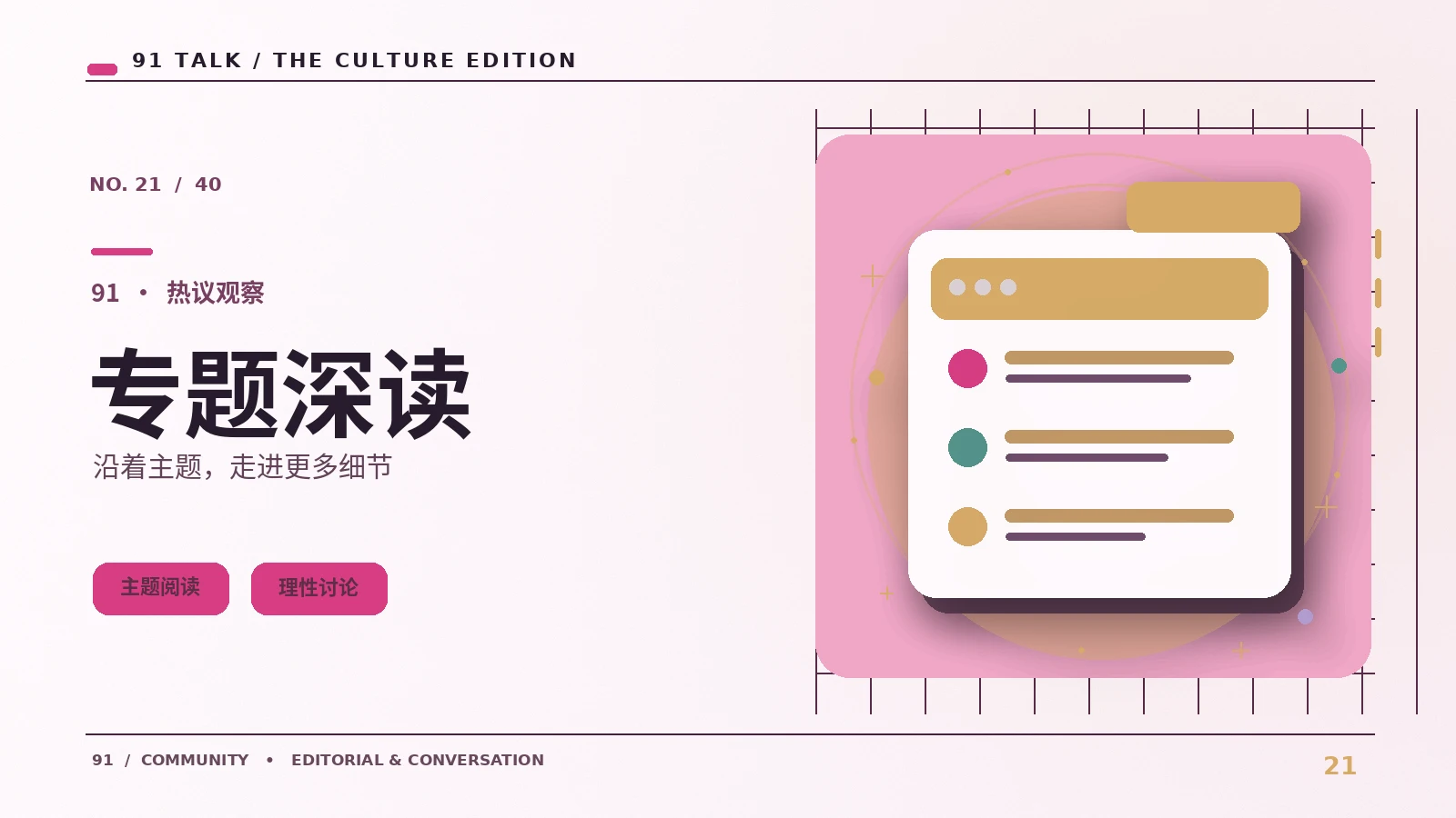 阅读专题的另一扇门